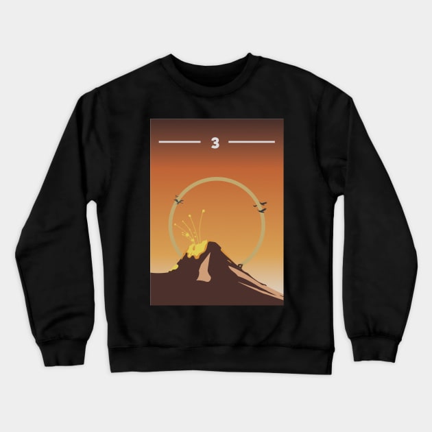 Minimalist Return of the King Poster Crewneck Sweatshirt by Walford-Designs